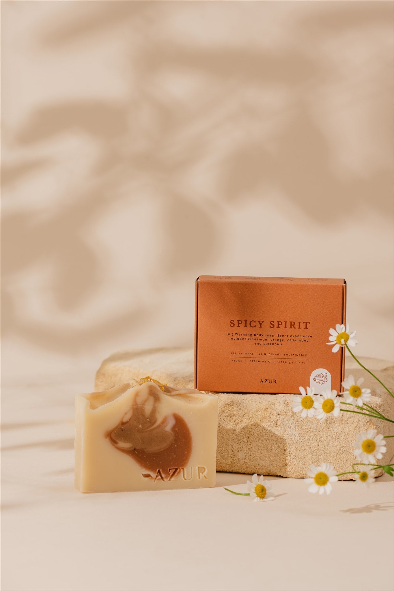 Esprit épicé | Barre de savon naturelle | Fait main