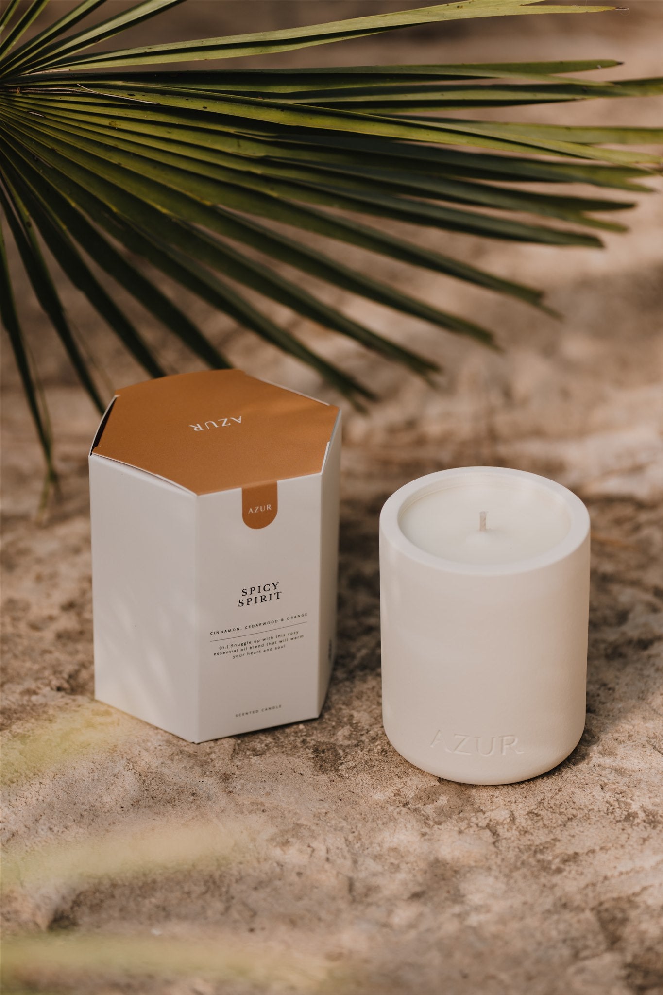 SPICY SPIRIT | Scented candle | Ceramic jar 240 mL (Set of 3)