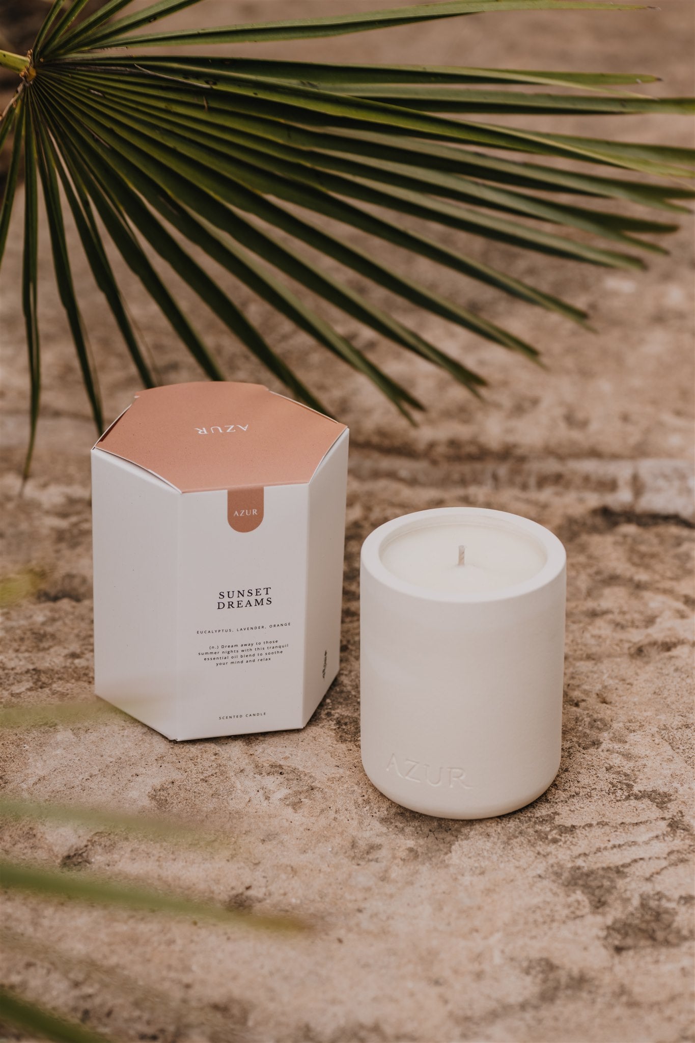 Rêves au coucher du soleil | bougie parfumée naturelle