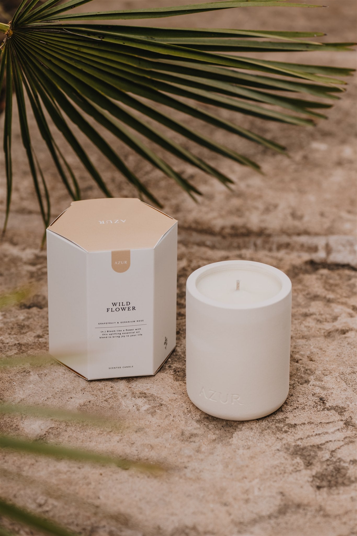 Wild Flower scented candle (set of 3)