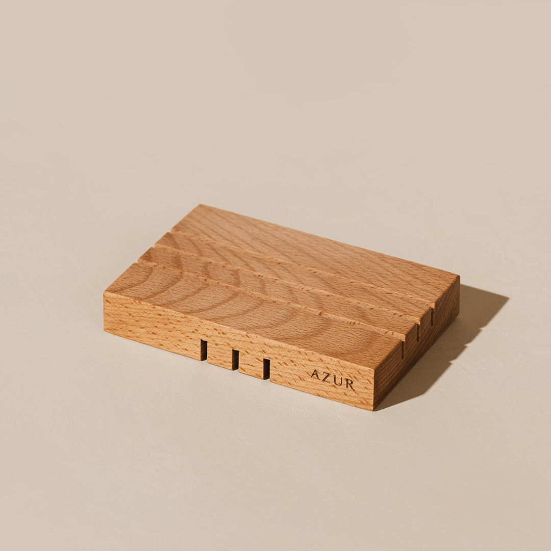 Porte-savon en bois | Durable | Élégant | Bien sûr