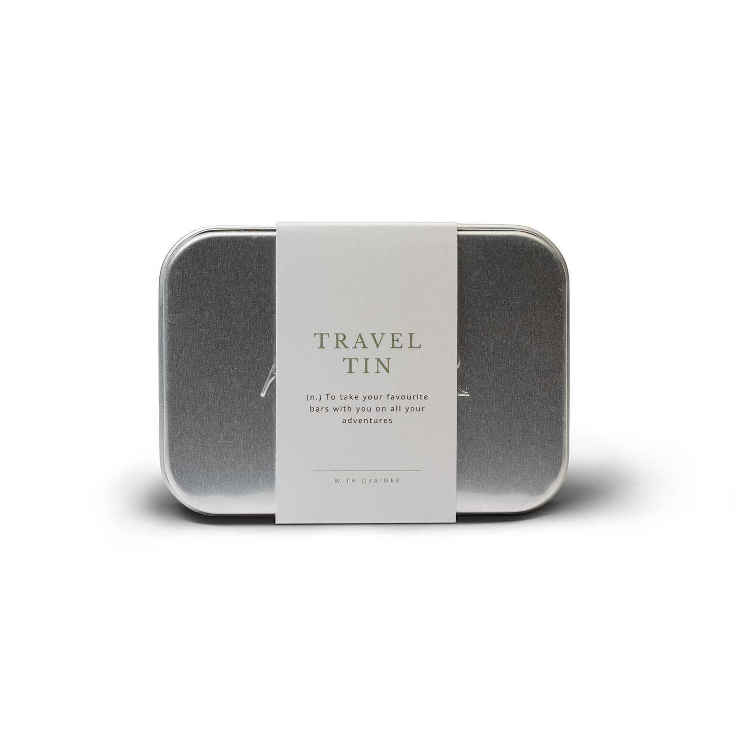 Soap travel tin | With draining rack | Sustainable travel