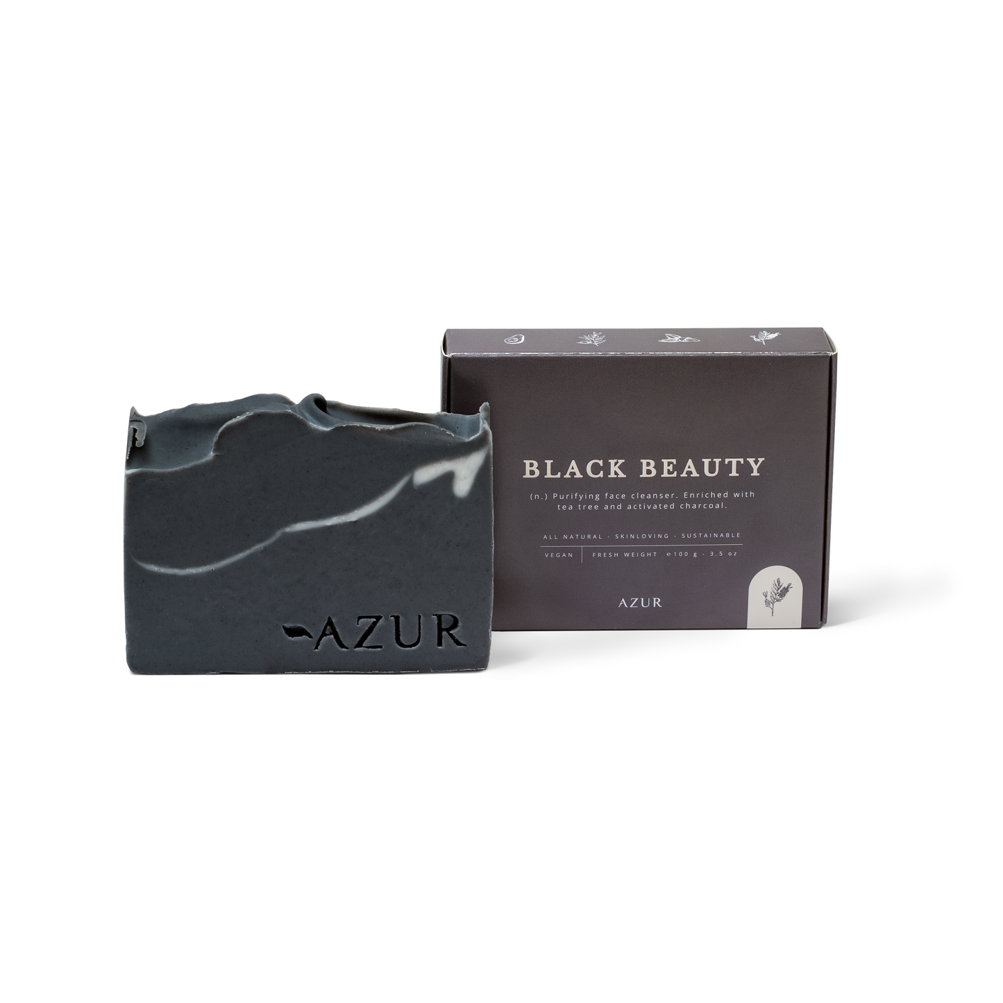 Black Beauty - Nettoyant naturel pour le visage 