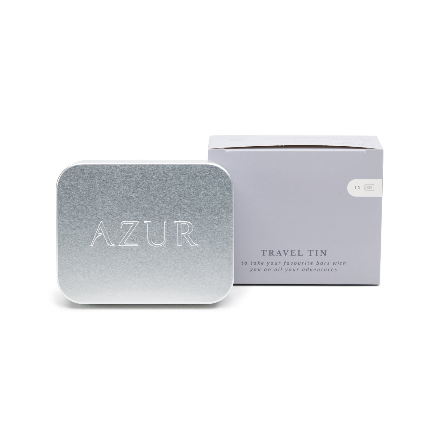 Travel Tin Soap | With draining tray | Sustainable travel