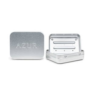 Travel Tin Soap | With draining tray | Sustainable travel