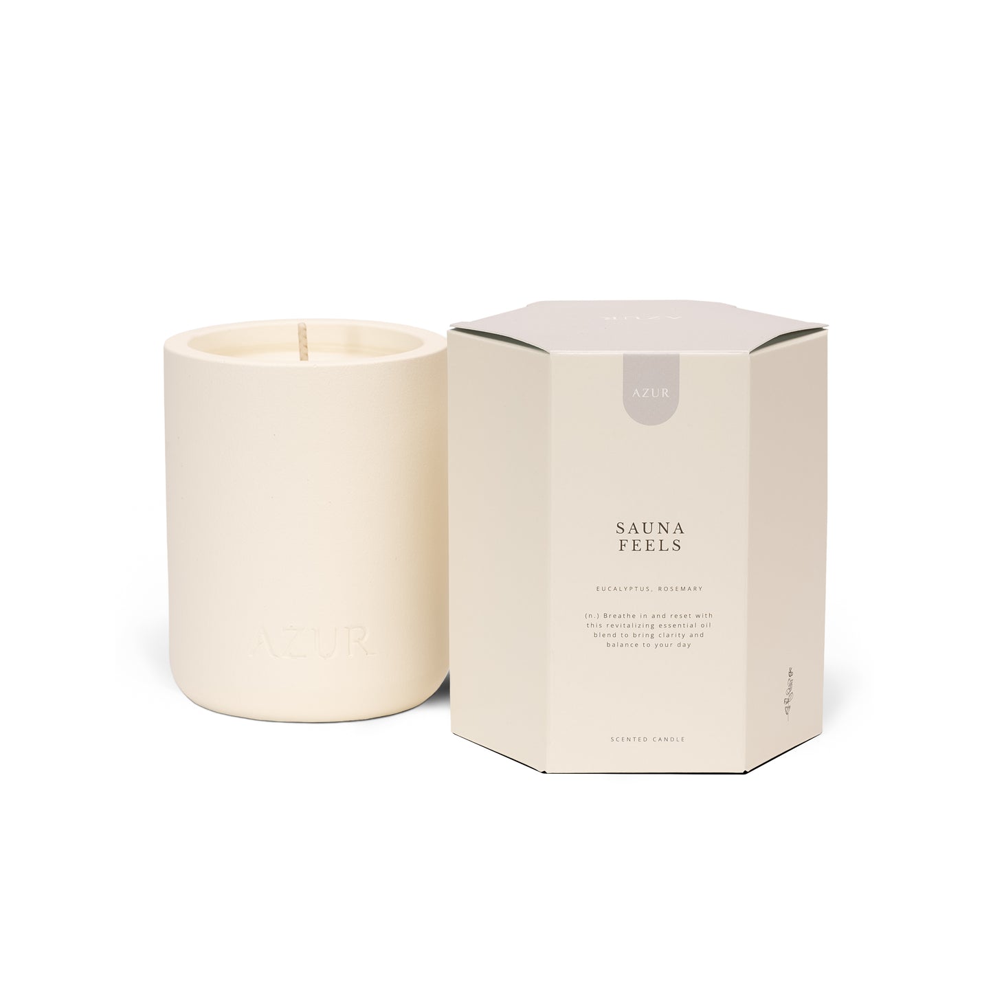 SAUNA FEELS | Scented candle | Ceramic jar 240 mL (Set of 3)