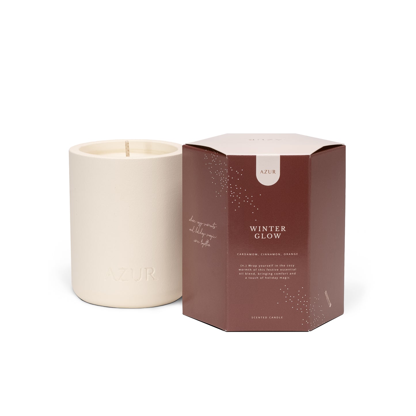 Winter Glow scented candle (set of 3)