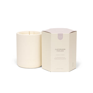 LAVENDER FIELDS | Scented candle | Ceramic jar 240 mL (Set of 3)