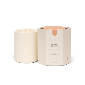 Rêves au coucher du soleil | bougie parfumée naturelle