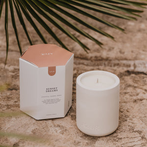 Rêves au coucher du soleil | bougie parfumée naturelle