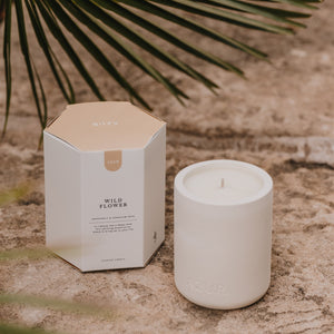 Wild Flower scented candle (set of 3)