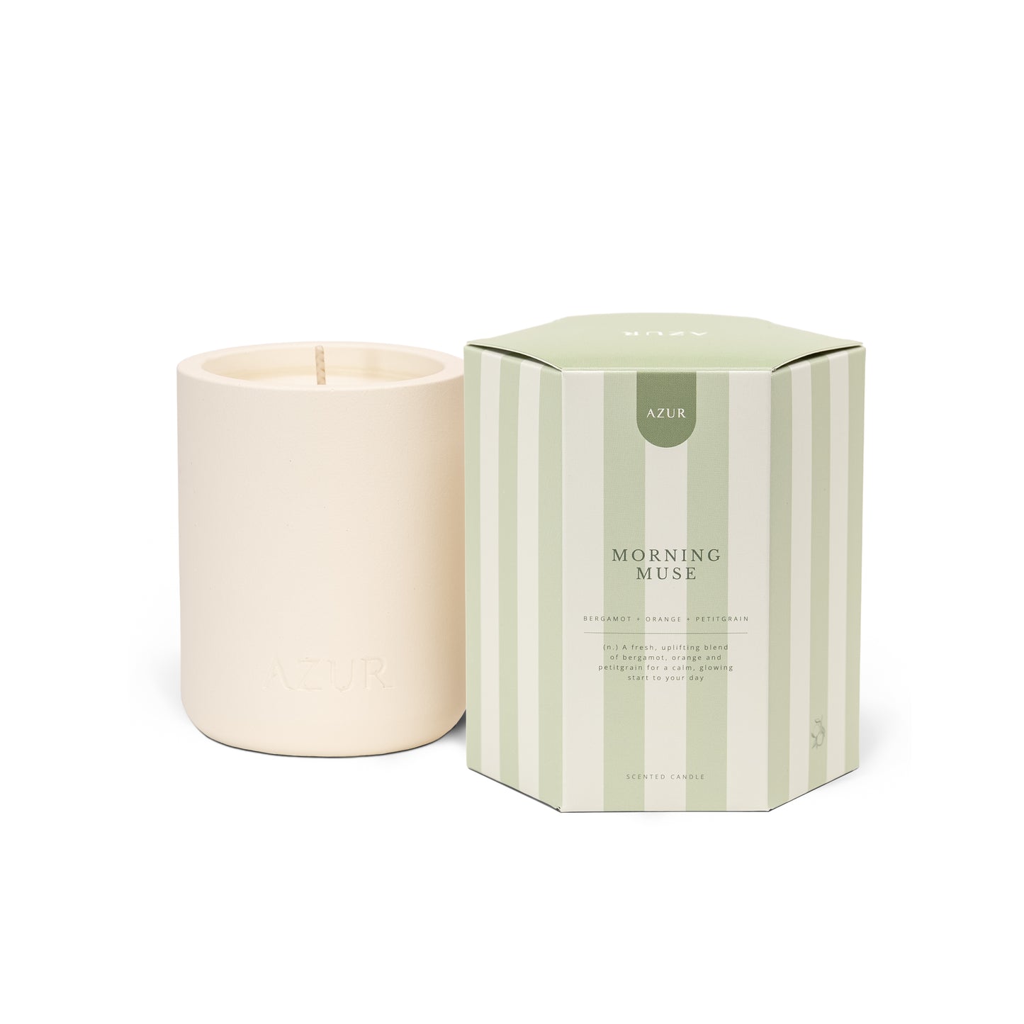 MORNING MUSE | Scented candle | Ceramic jar 240 mL (Set of 3)