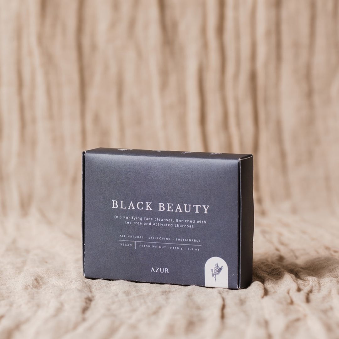 Black Beauty - Nettoyant naturel pour le visage 